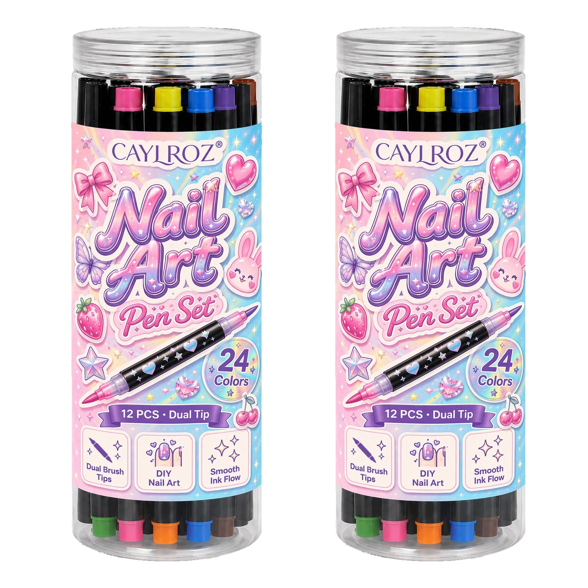 Dual Tip Nail Art Pens