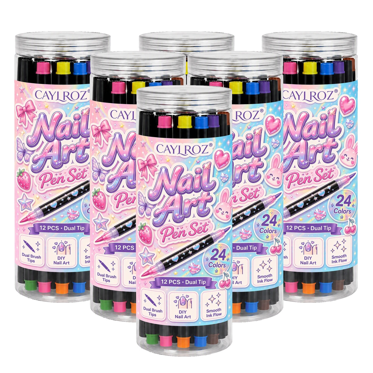 Dual Tip Nail Art Pens