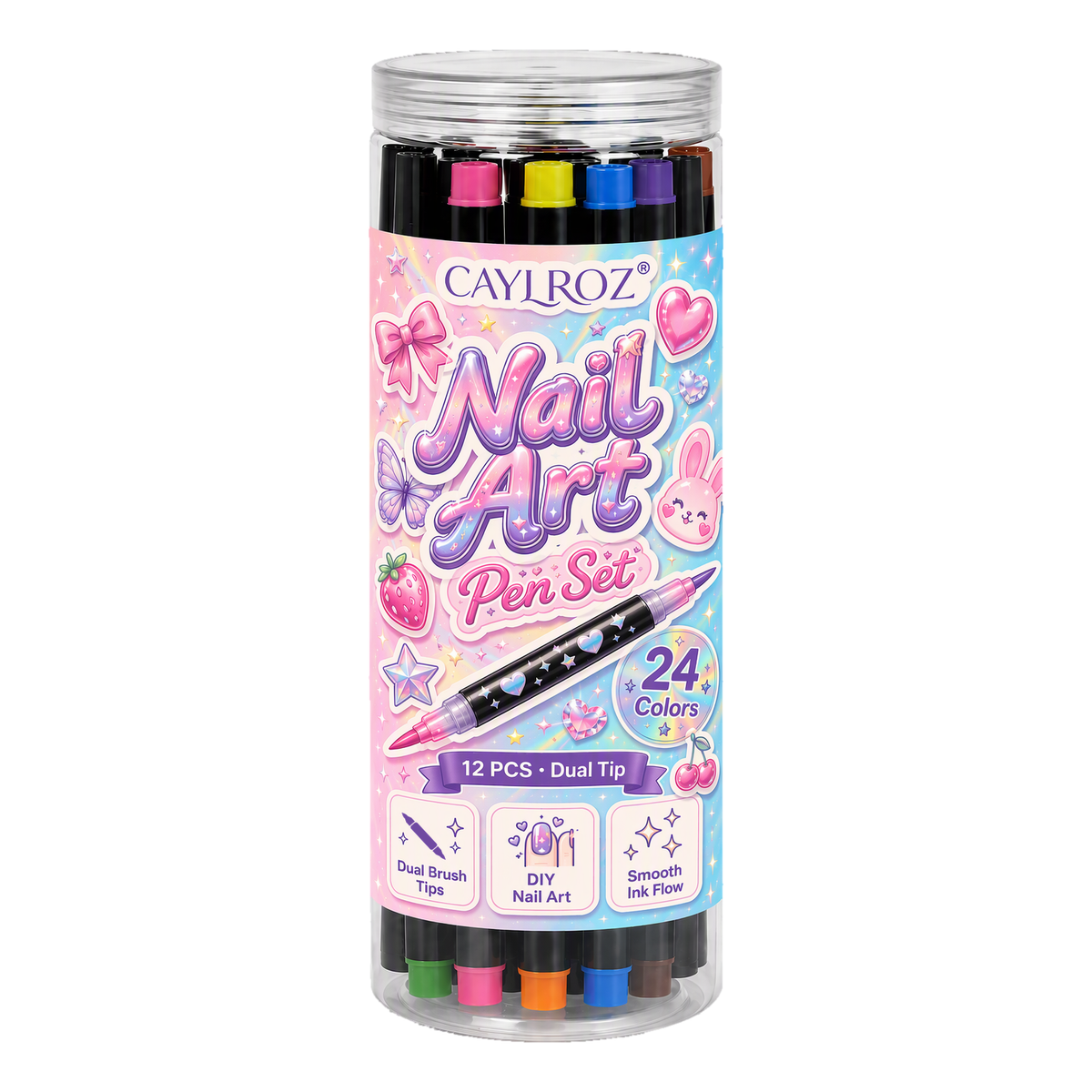 Dual Tip Nail Art Pens